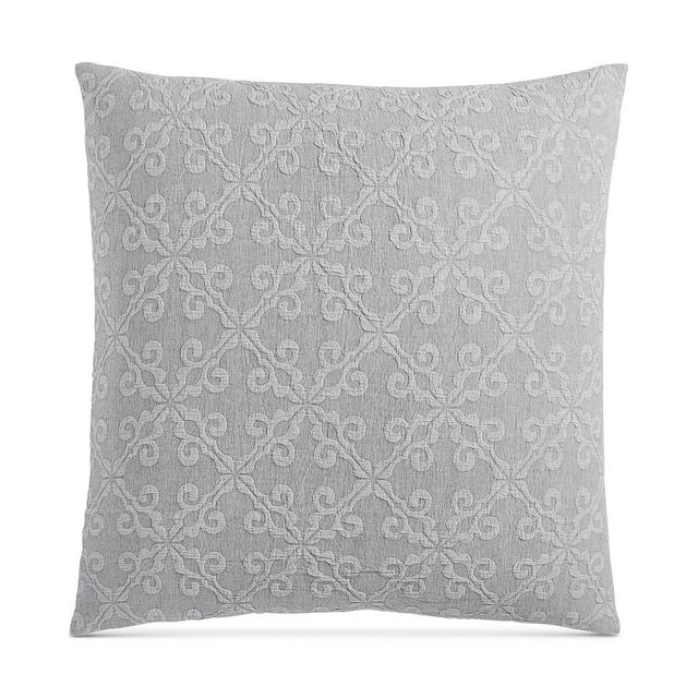 Charter Club Damask Designs Woven Tile Cotton 258-Thread Count 26" x 26" European Sham, Created for Macy's