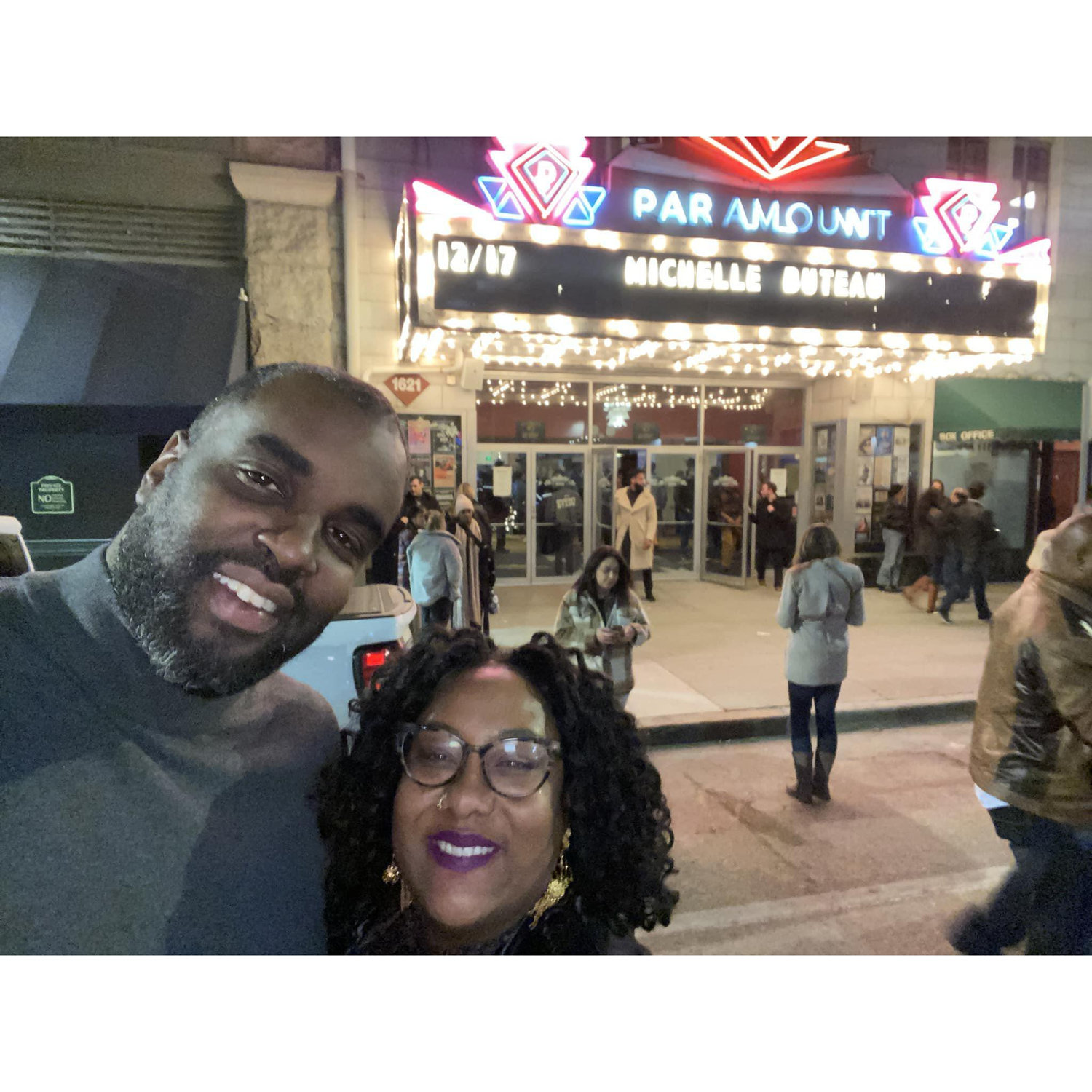 We love to laugh - this night we saw Michelle Buteau at Denver's historic Paramount Theater.