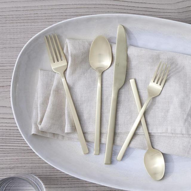 Briggs Flatware Sets - Champagne Satin, 5-Piece