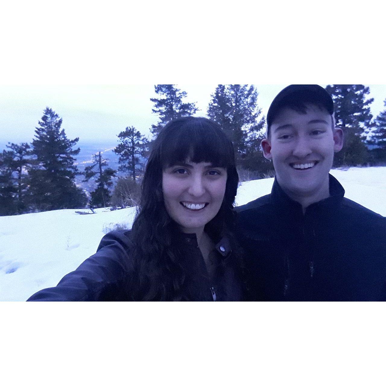 Our very first photo together