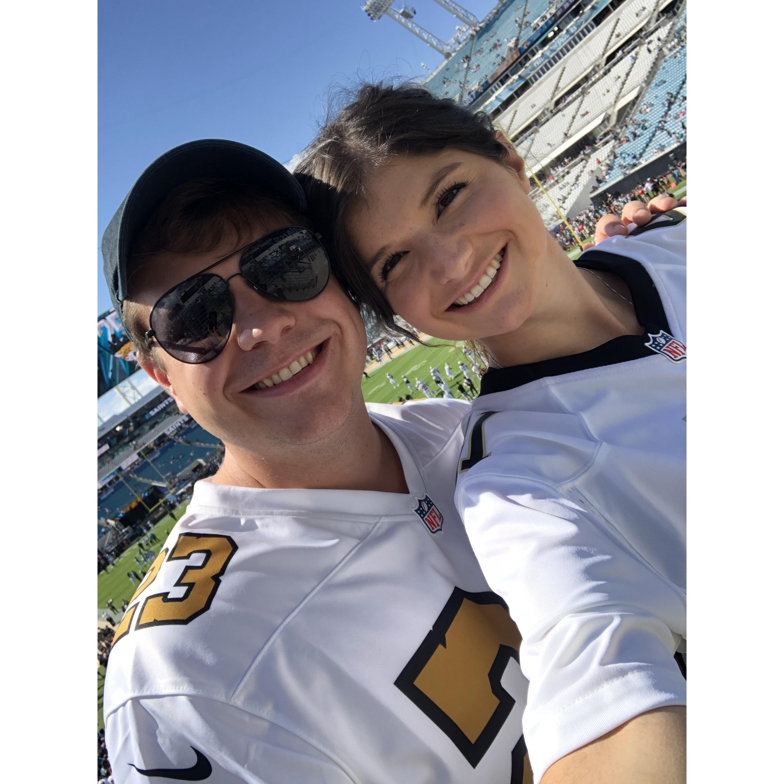 saints game in jacksonville