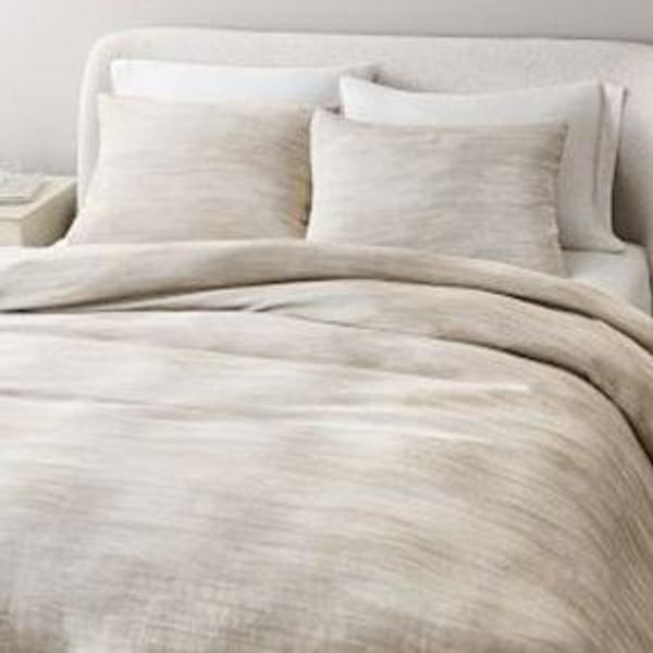West Elm Silky Tencel Striated Duvet (King)