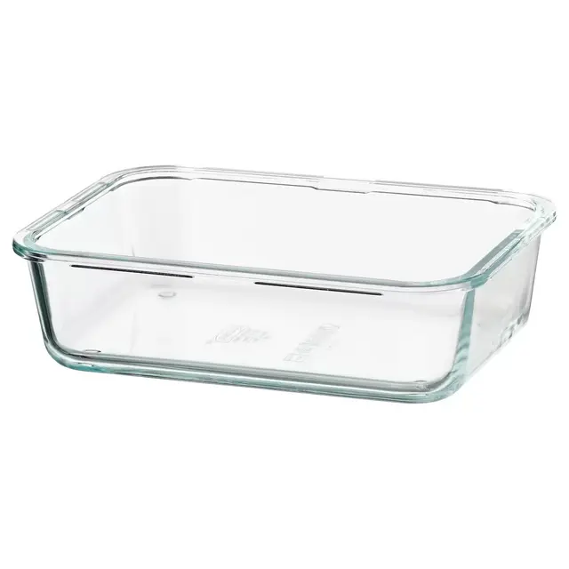 IKEA 365+Food container, rectangular/glass34 oz