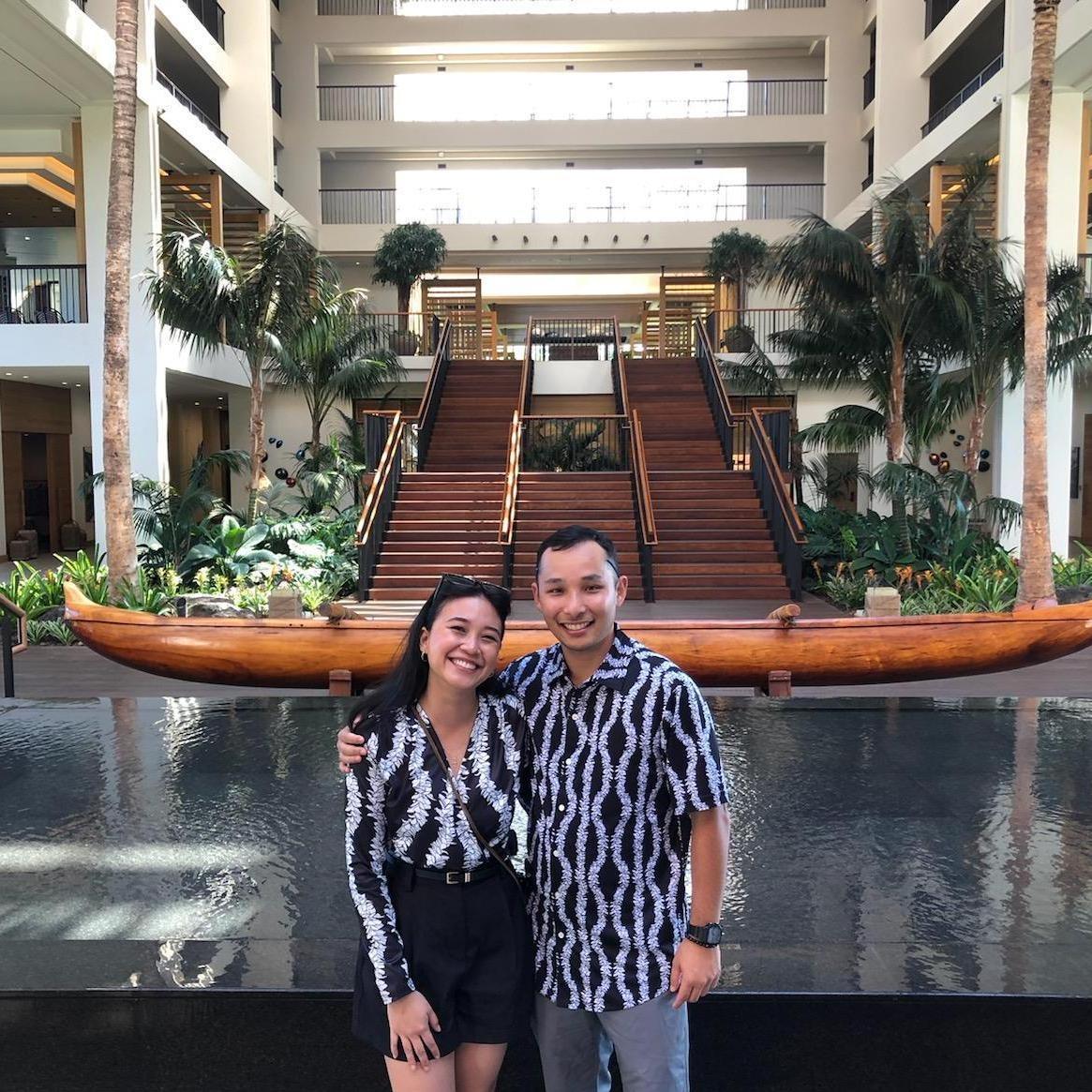 October 30, 2022: Ryan's first time at Mauna Lani Resort: Later became the location of our proposal.