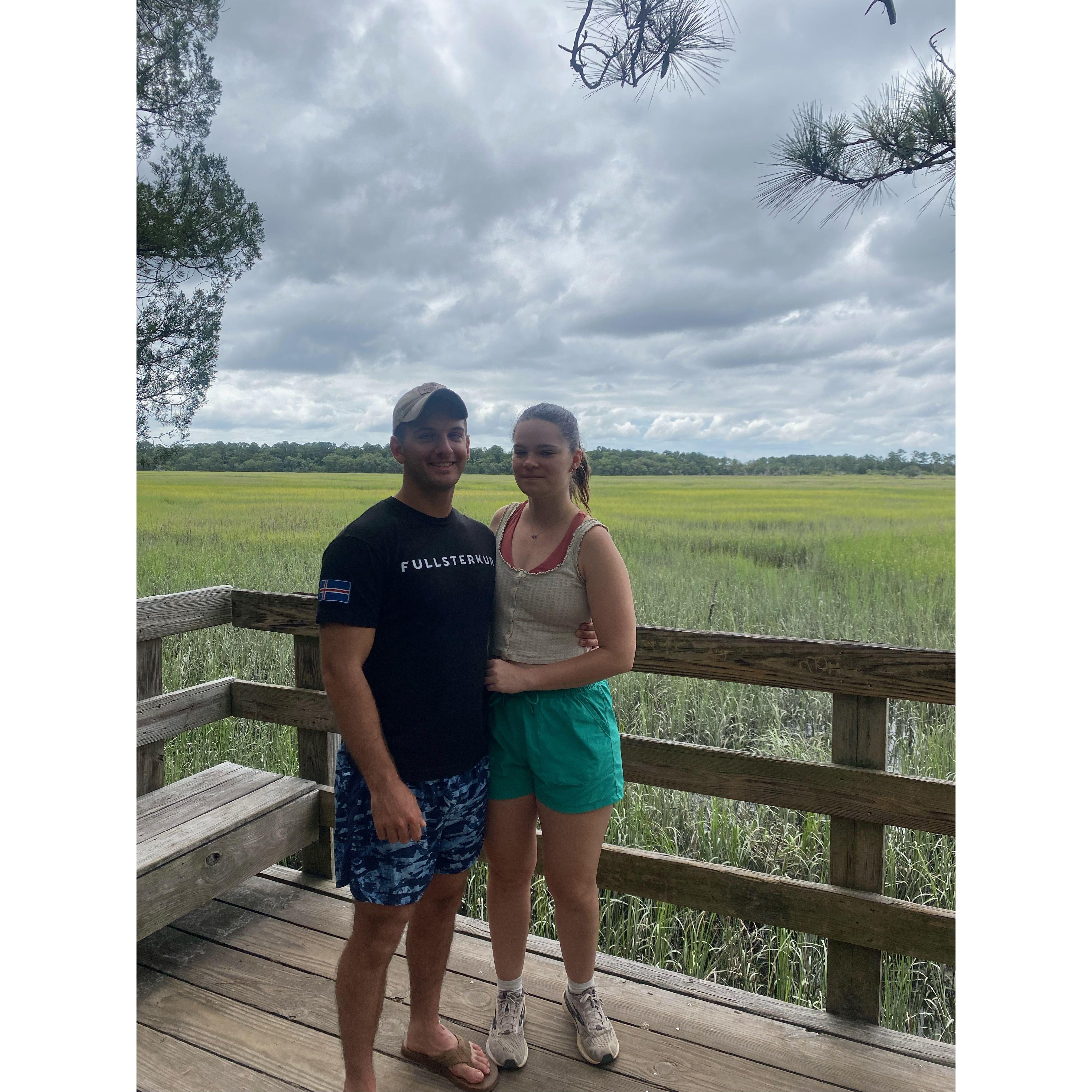Wormsloe State Historic Park - this was our first time in Savannah together before moving there in January 2024