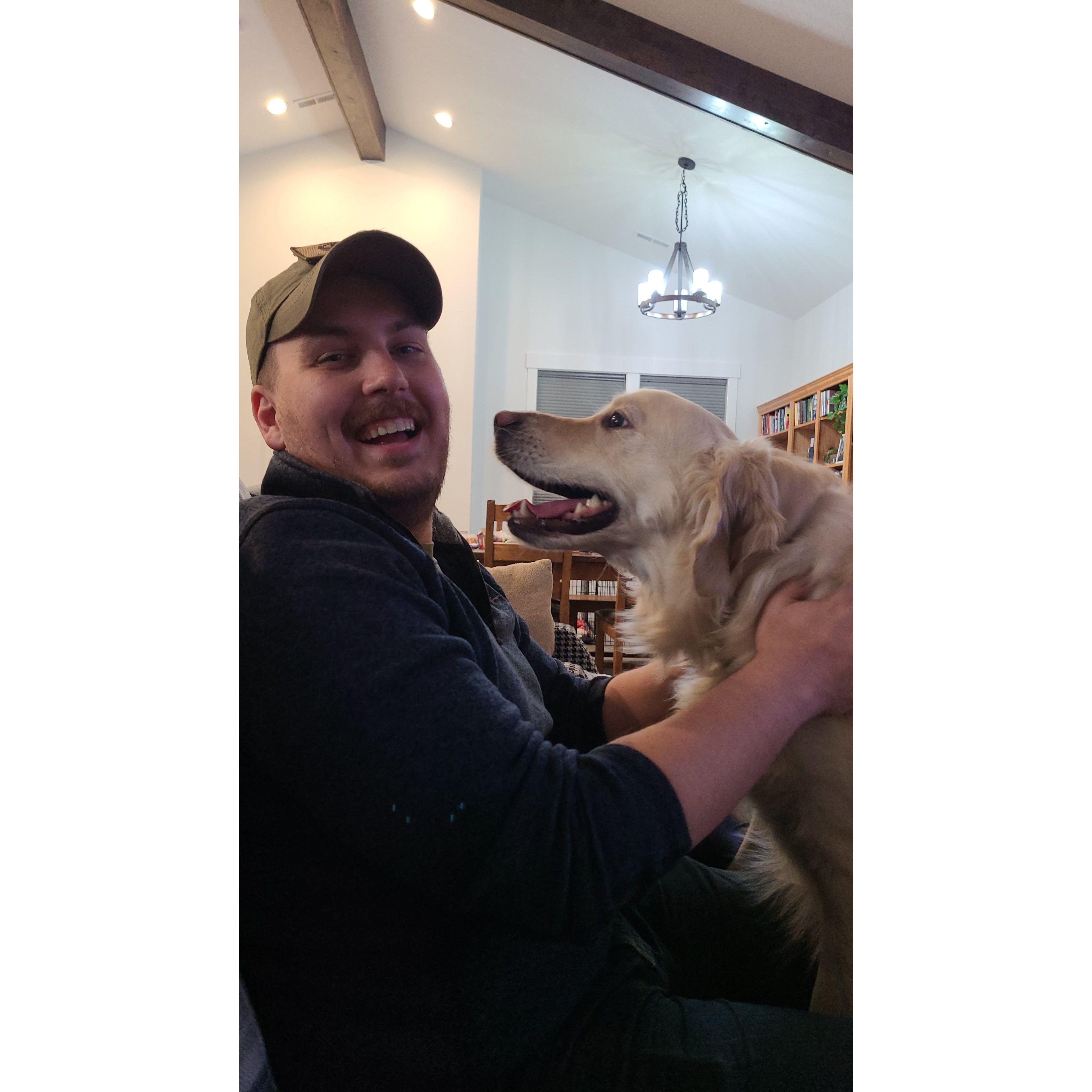 The dog likes him... so I guess he's ok :)