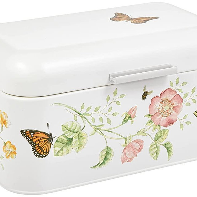 Lenox Butterfly Meadow Breadbox, 2.55 LB, Multi