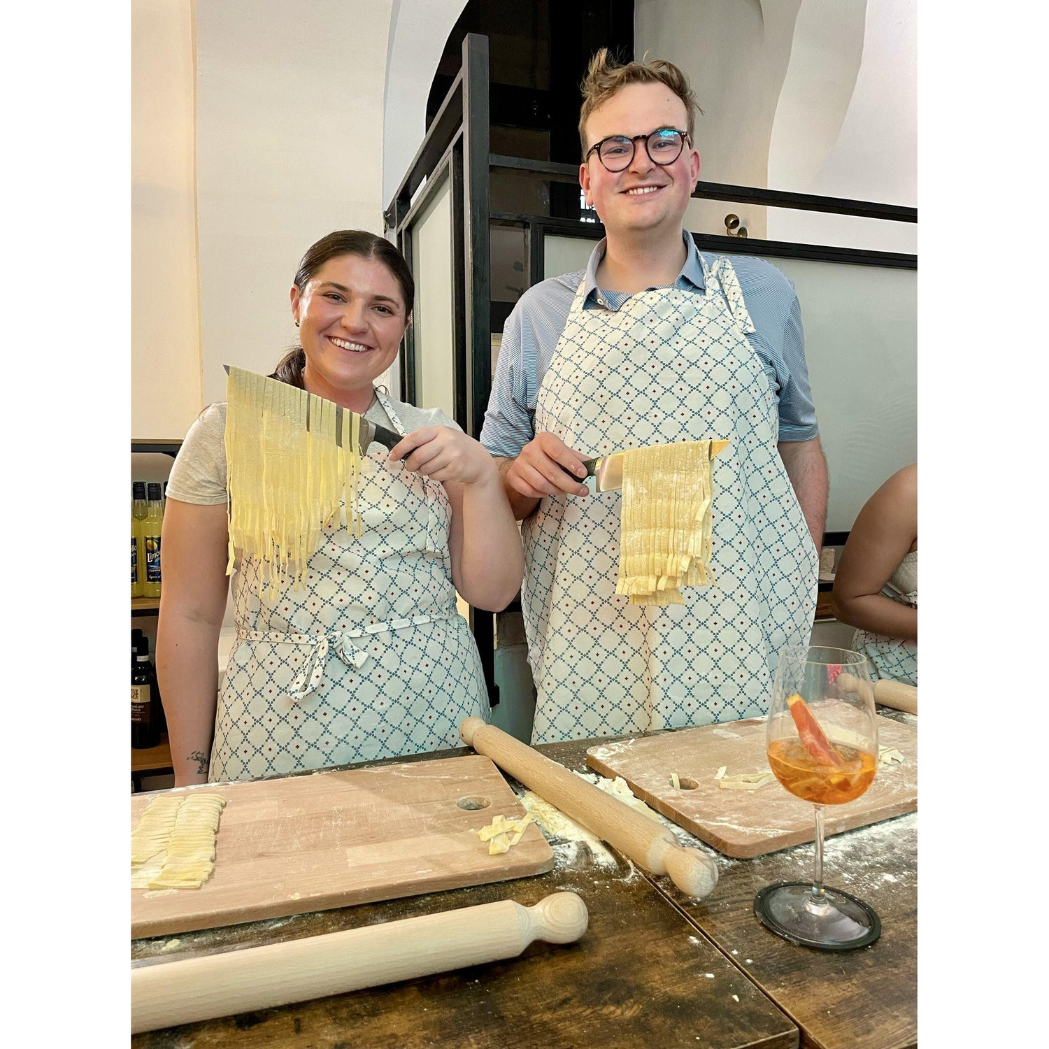 Pasta making class in Rome