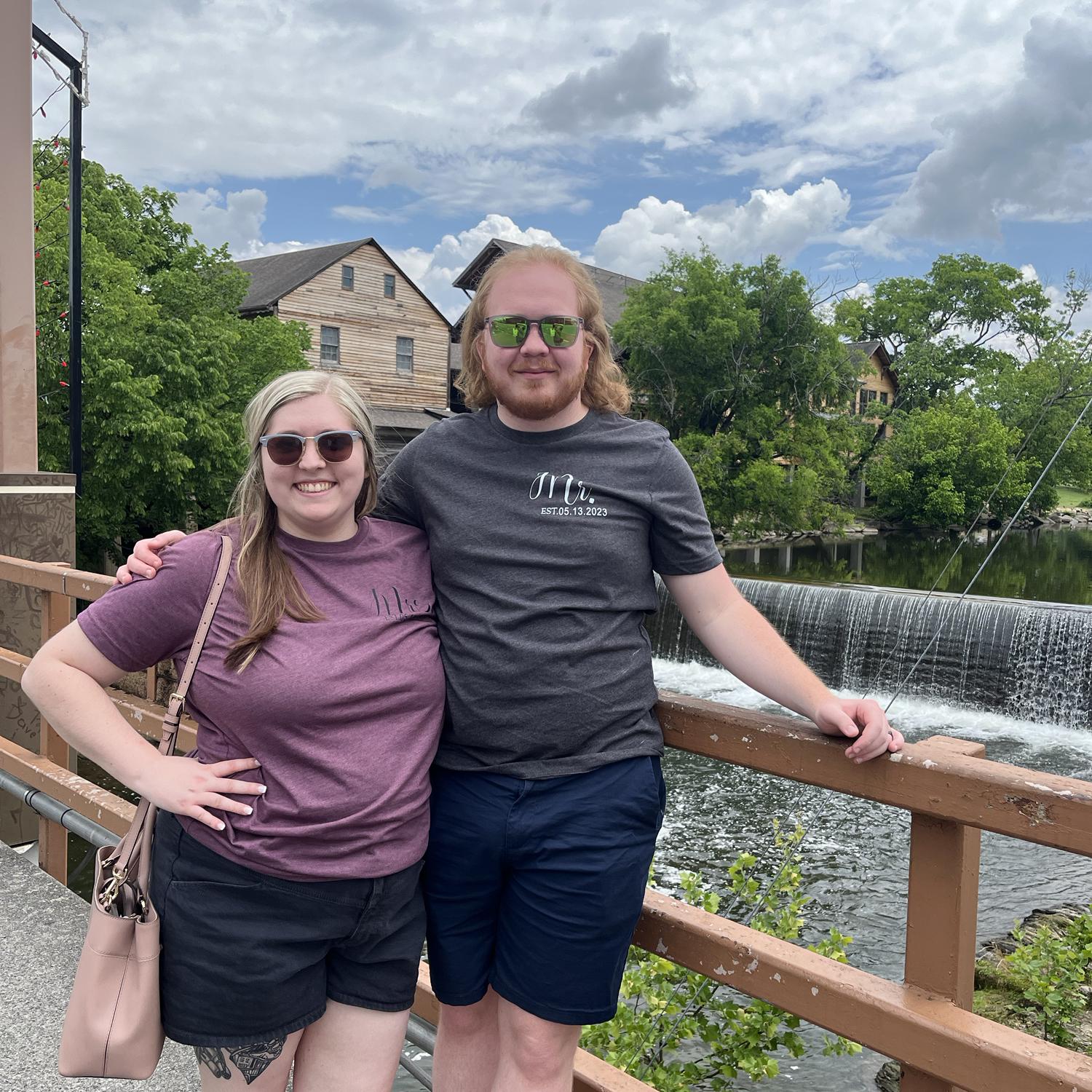 First day as newly weds