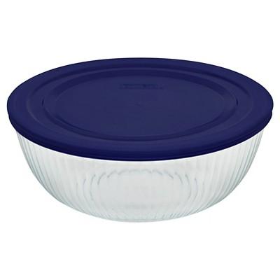 Pyrex Sculptured Bowl w/ Lid 4.75qt