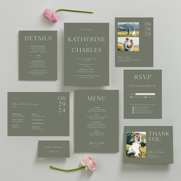 Zola Wedding Enclosure Cards - Brockway