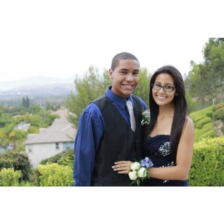 Our first homecoming dance.