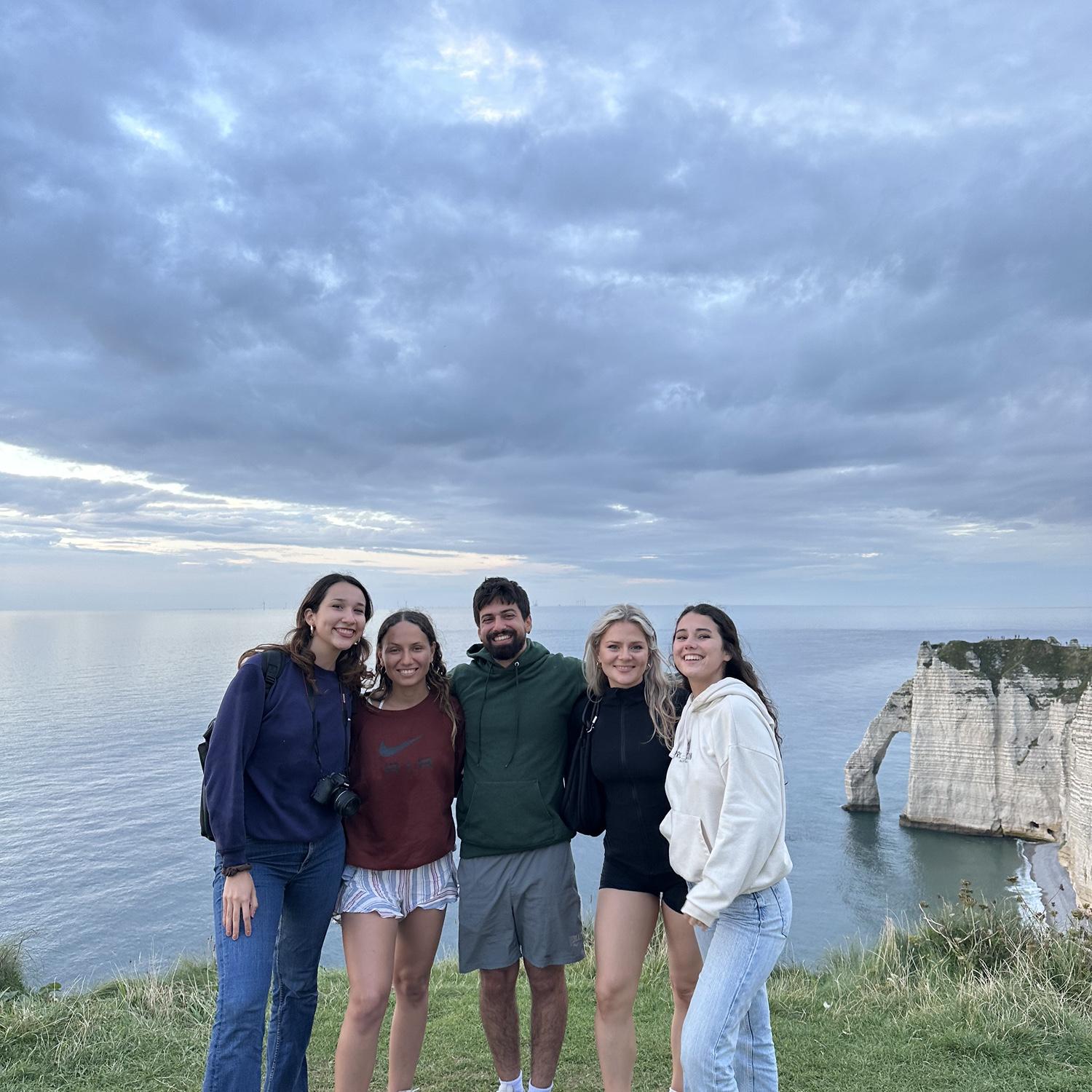 Camping trip in France with friends