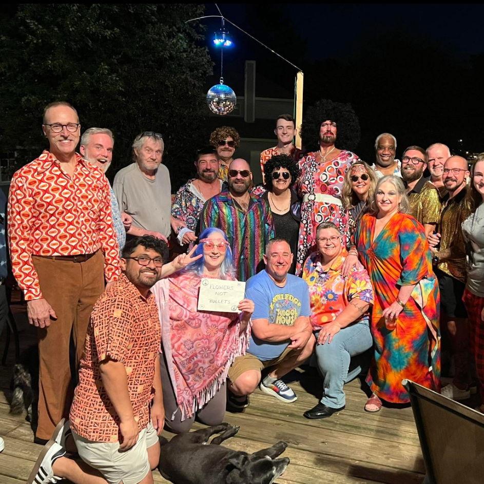We have found a beautiful community in Columbus, and this shows part of it in a friendly Halloween gathering at Scott and Dean's house. It's amazing to find like-minded and like-hearted friends!