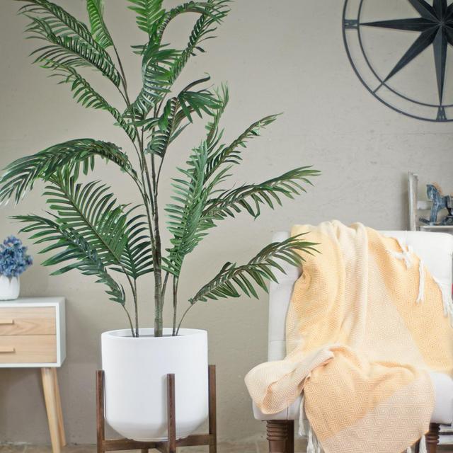 Large Mid Century Modern Planter Stand...