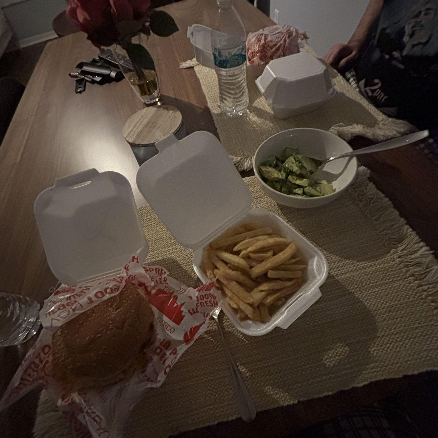 Our first meal together and our fav burger spot 😋