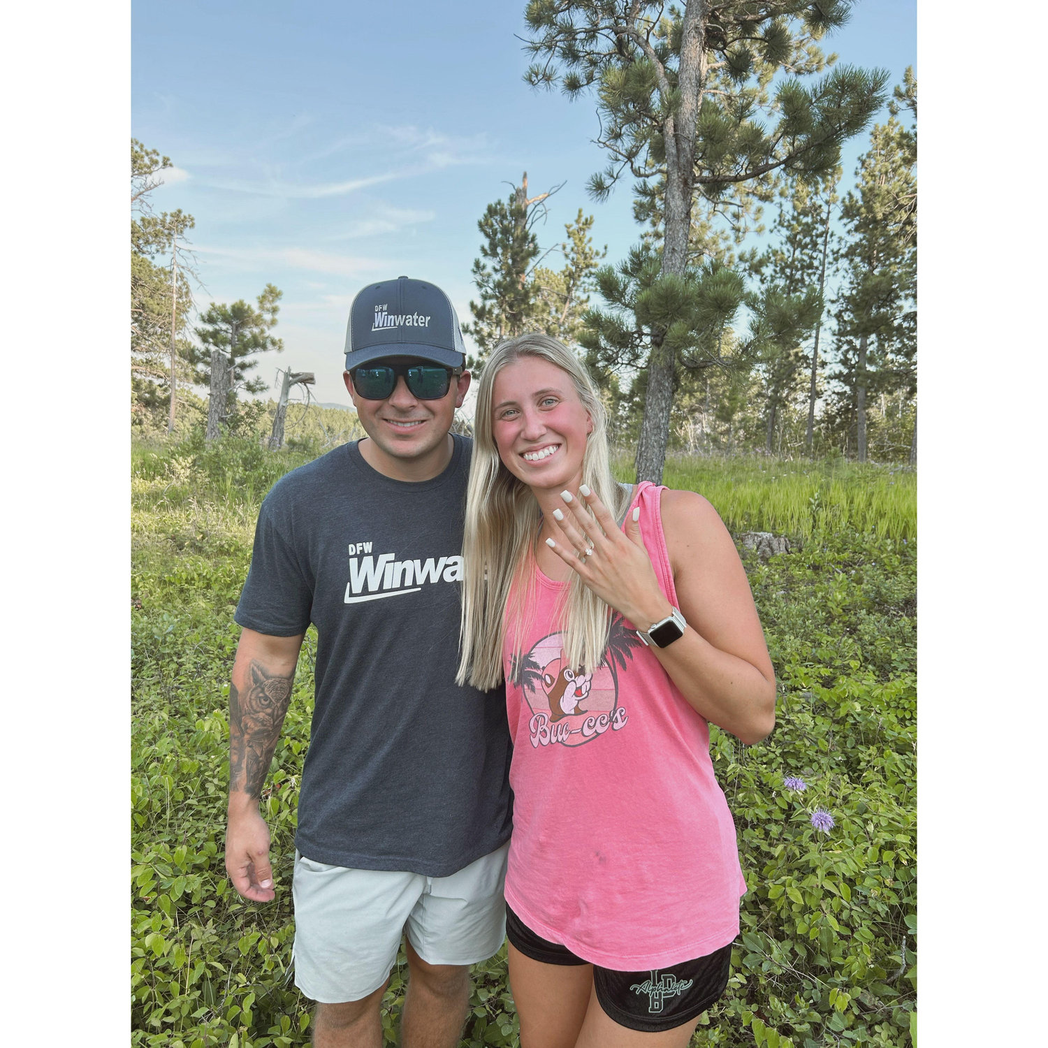 WE'RE ENGAGED - 3rd Ford family vacation.