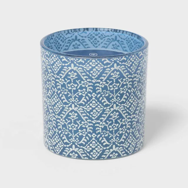 Charcoal and Black Teak Jar Candle 6.5oz - Threshold™
