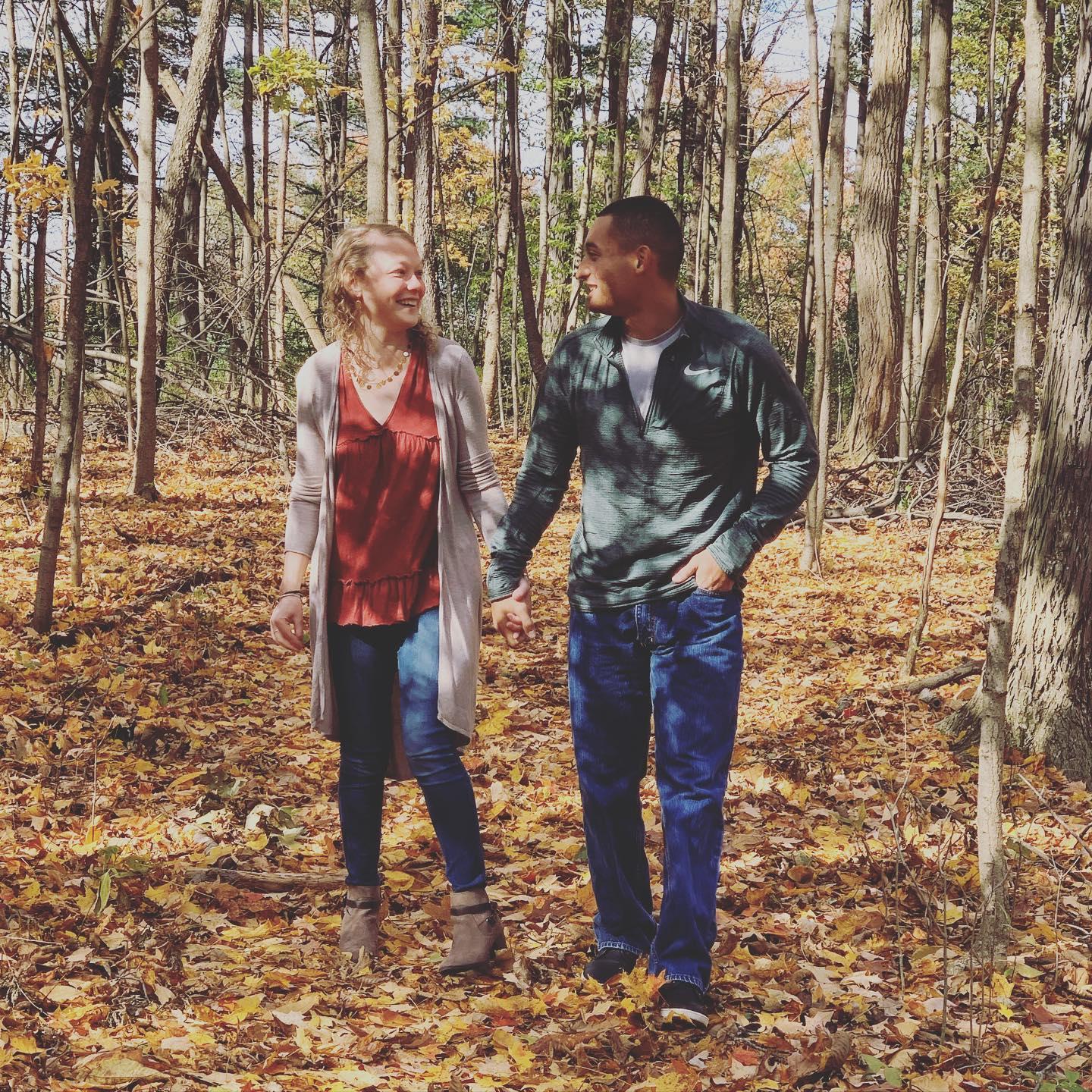 A fall impromptu photo shoot with one of our favorite photos
