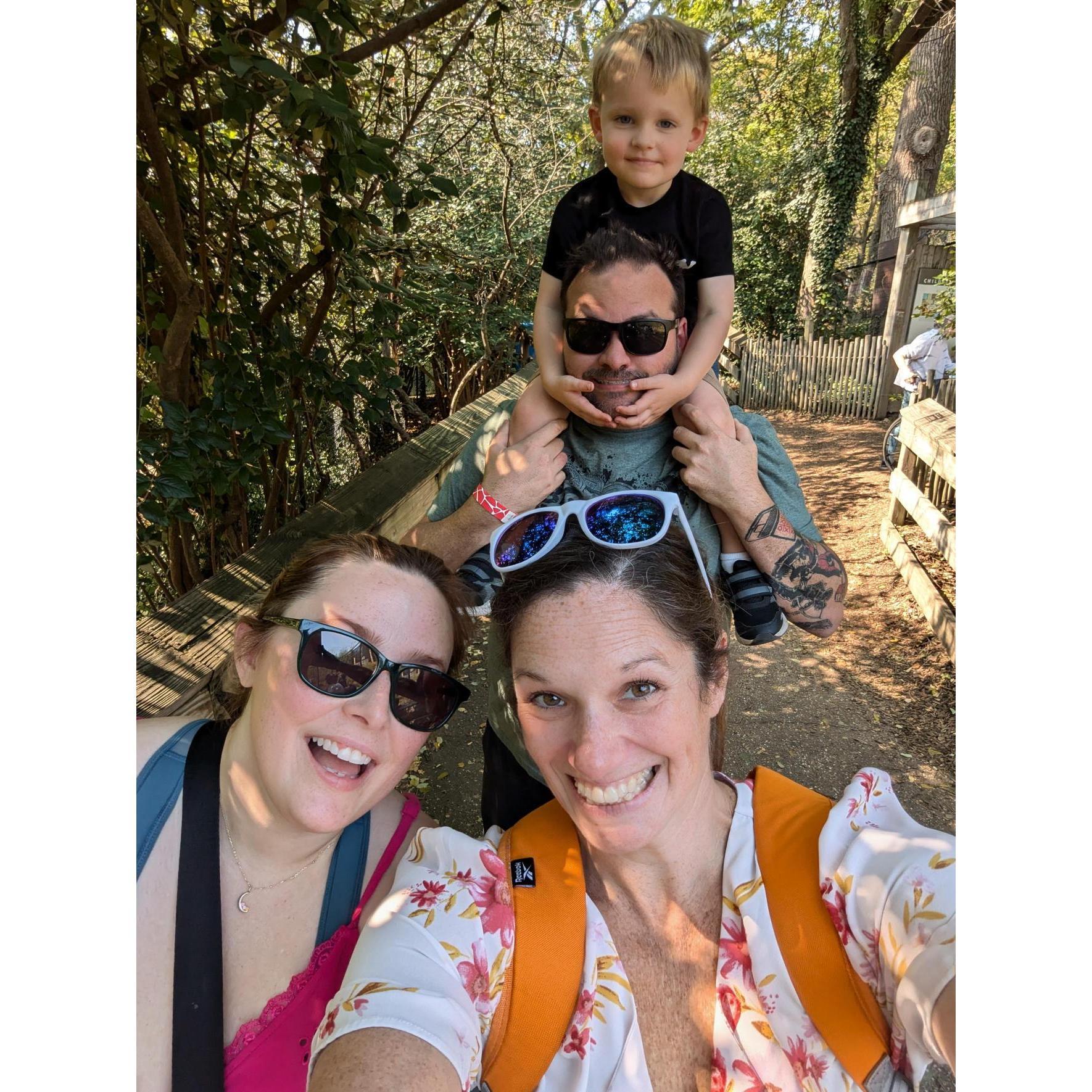Baltimore zoo with Jen and G.