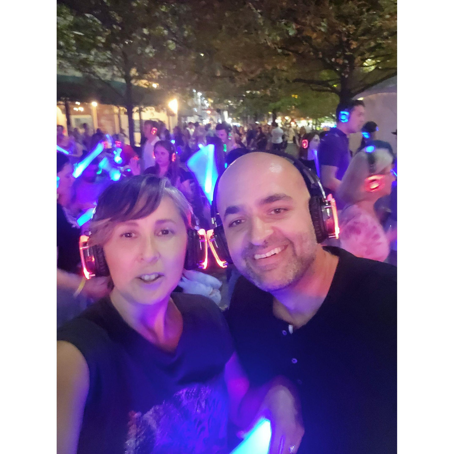 Our first Silent Disco, here in Greenville. So fun!