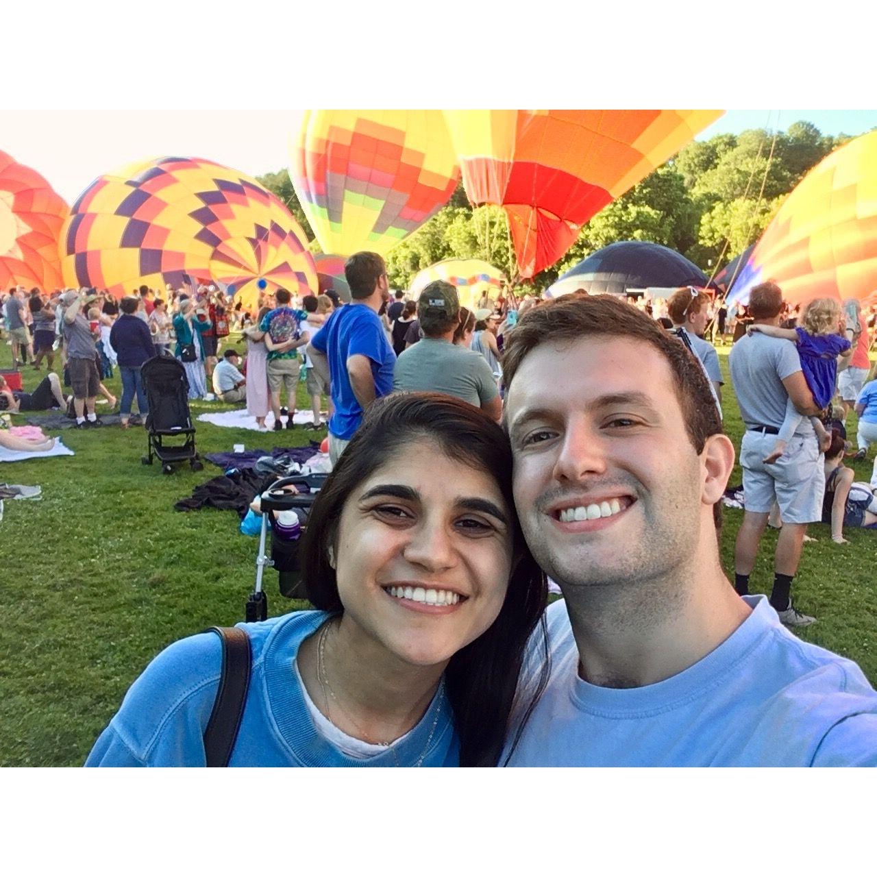 The Quechee Hot Air Balloon Festival!