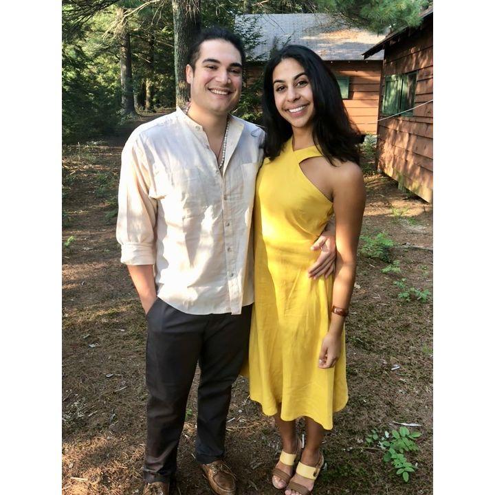 Our first wedding together in August 2018!