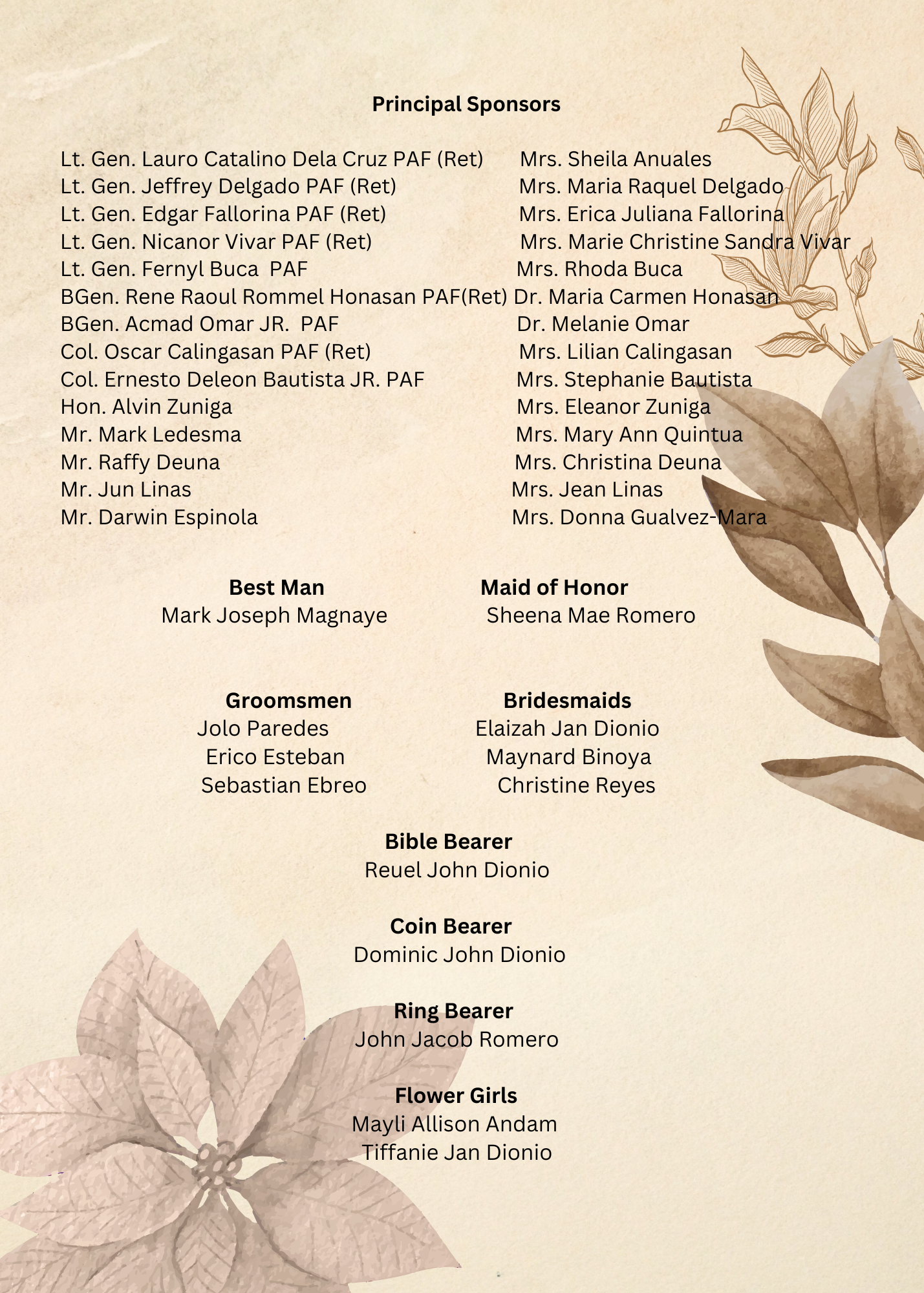 The Wedding Website of Hillary Nikki Romero and Philip John Benedicto