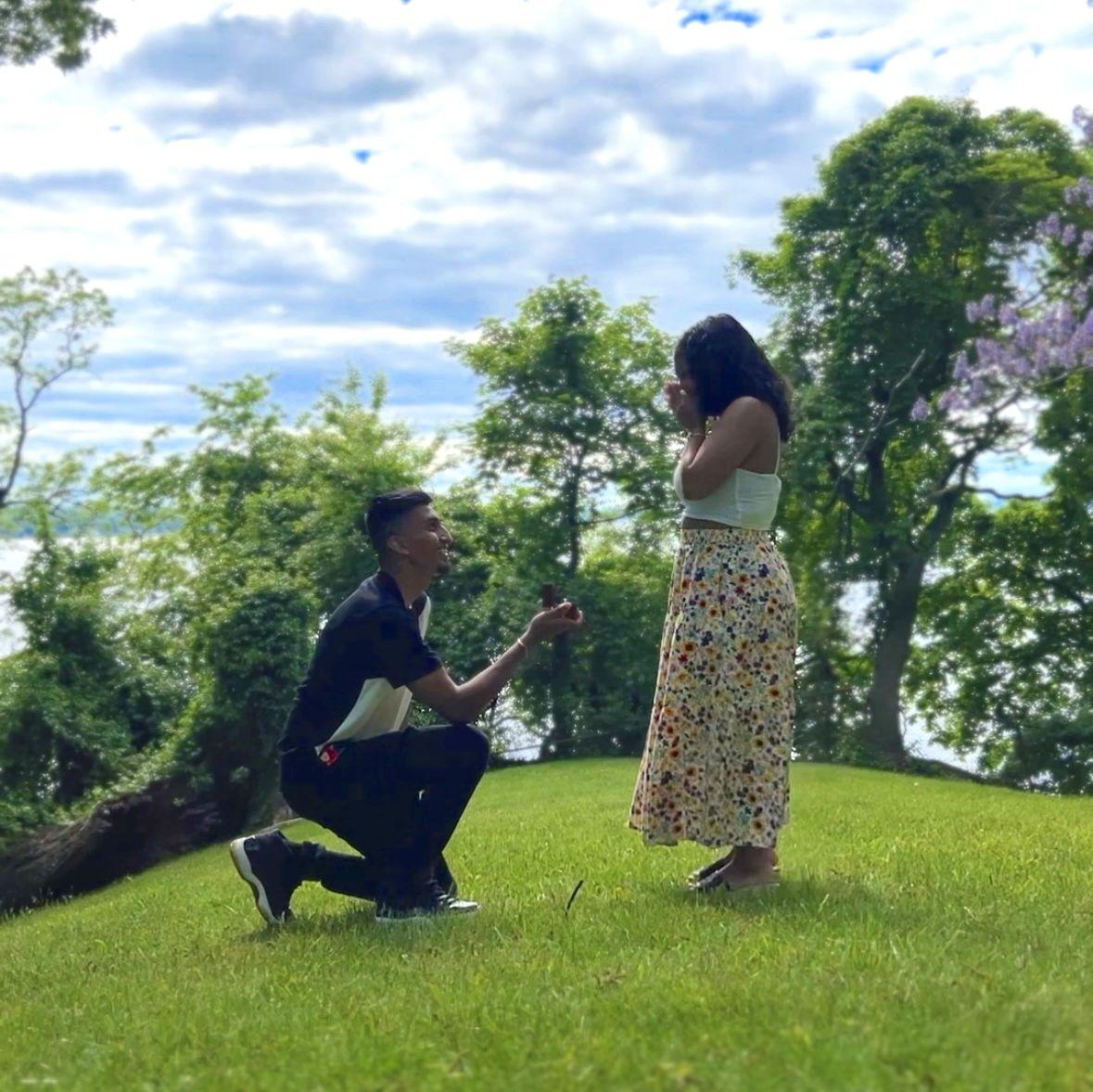 Our engagement day!