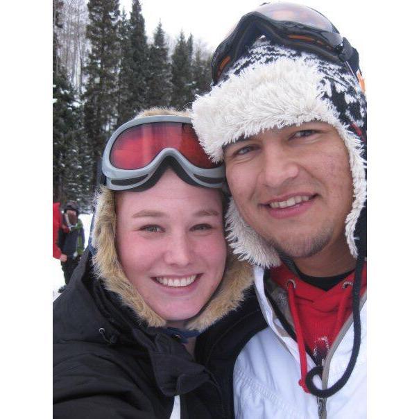 First skiing and snowboarding trip together.