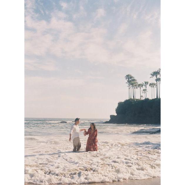 Another pic from our really fun (and wet) engagement shoot in Laguna Beach