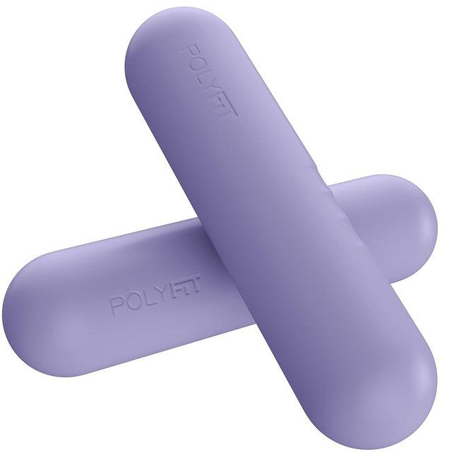 Polyfit Dumbbell Weight Bars for Women - 3.3 LB Each | 6.5 LB Pair - Dumbbell Set for Walking, Yoga, Dance, Barre, Pilates, Cardio, Aerobics