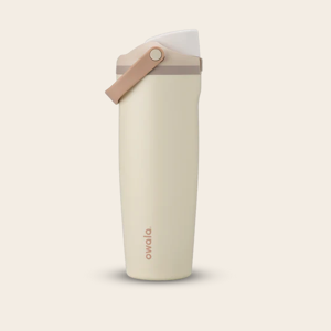 Beige Owala 30oz water bottle