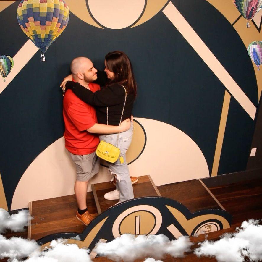 More pictures from our third date at Swingers