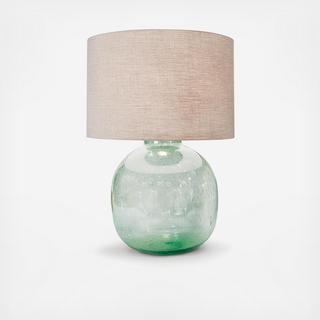 Seeded Recycled Glass Table Lamp