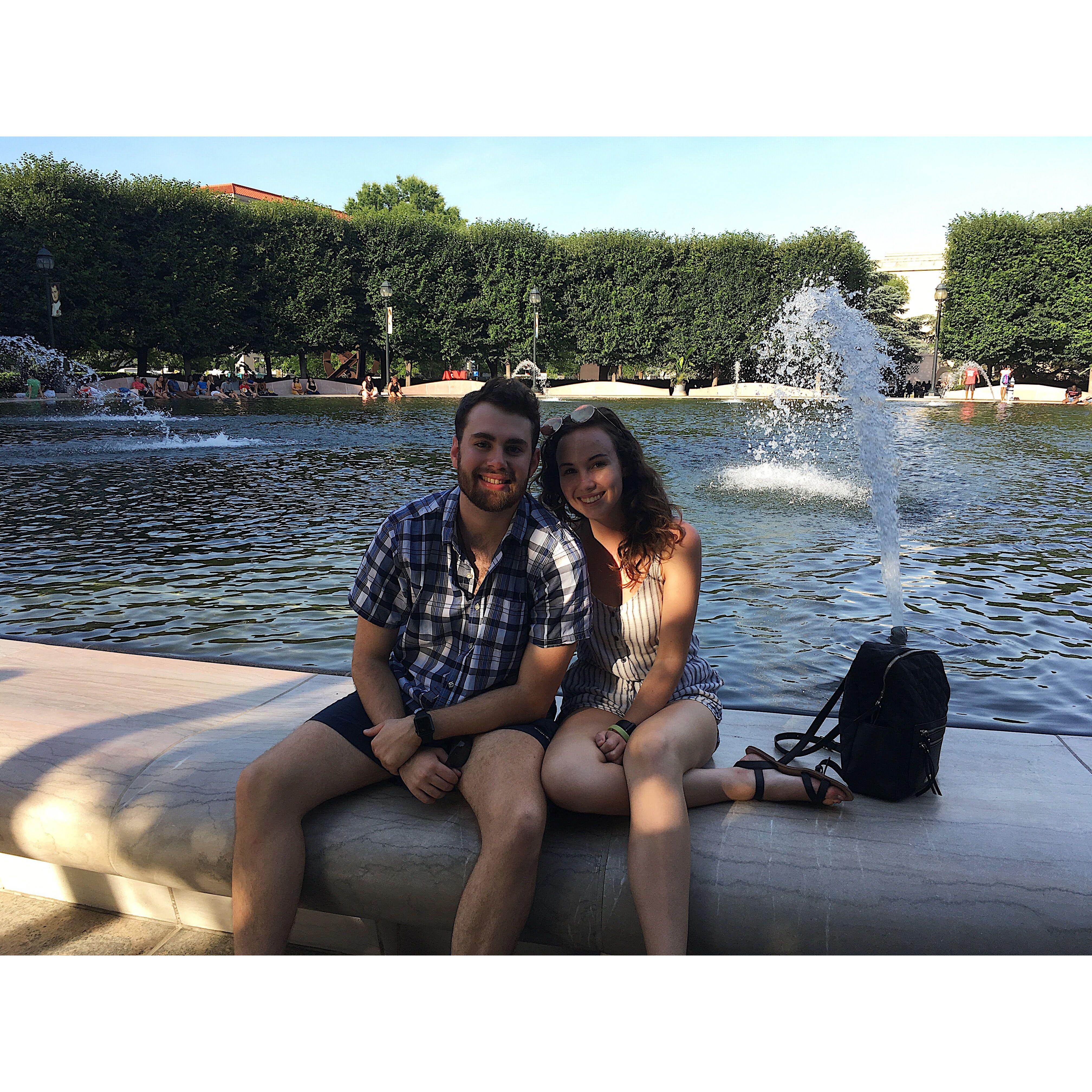 6/16/2018: Before we were dating, Liam visited Washington D.C. while Jane was interning at NASA.