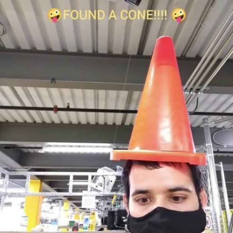 FOUND A CONE
