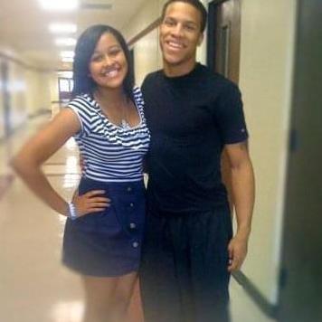 The first photo we took together