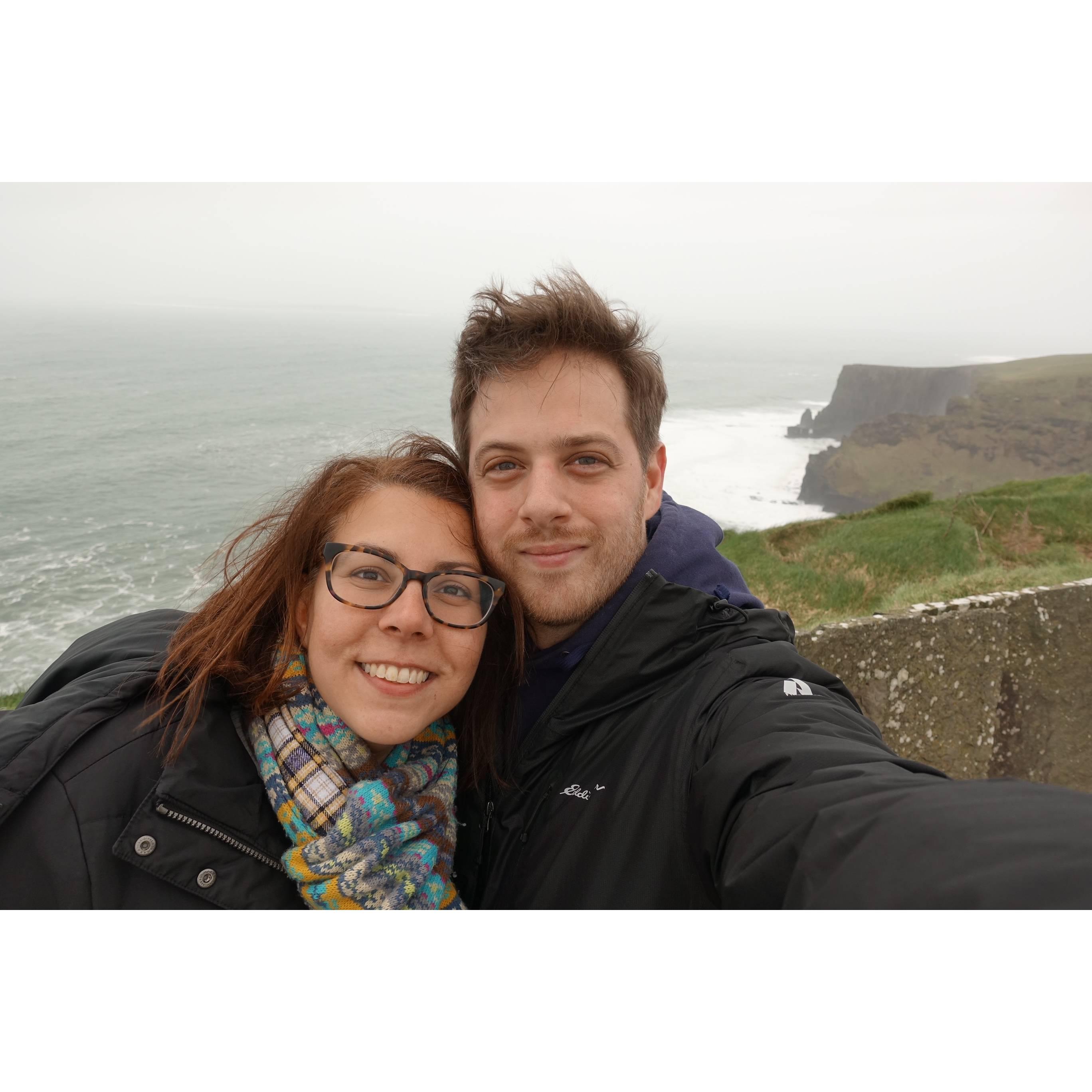 One of many extremely windy days in Ireland
