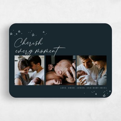 Rounded Holiday Card - Sheridan