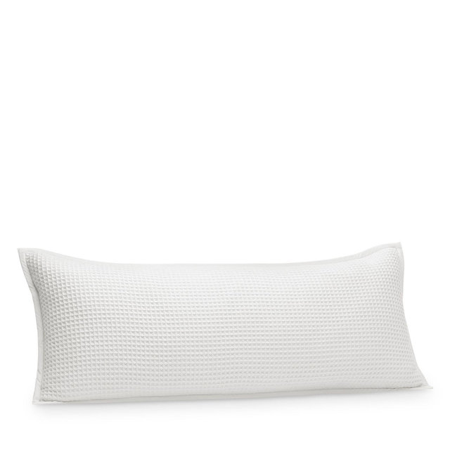 Boll & Branch Waffle Organic Cotton Decorative Pillow, 14" x 34"