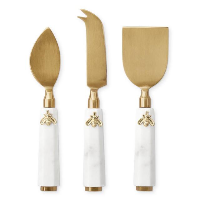 Honeycomb Cheese Knives, Set of 3