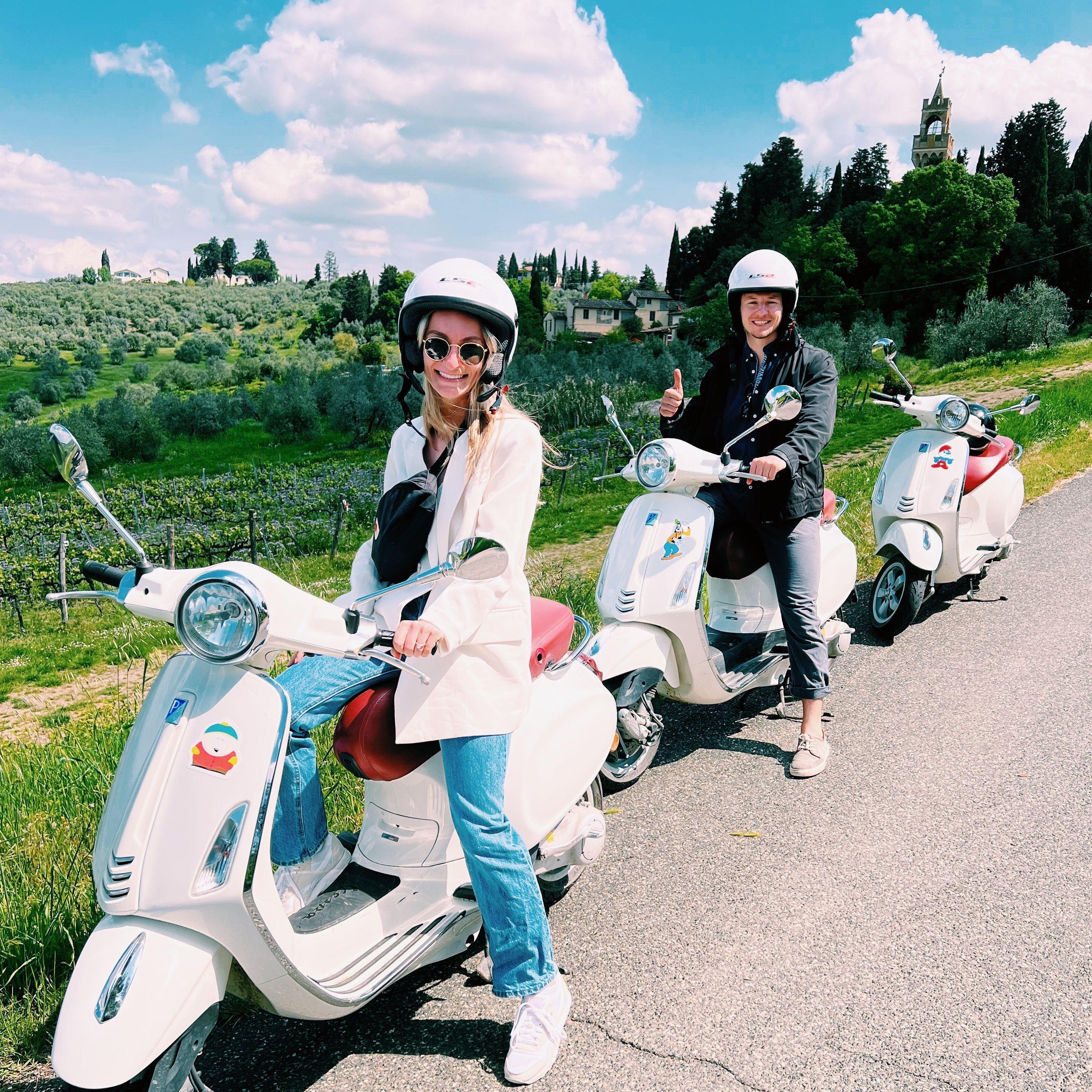 Vespa tour of Tuscany, Italy