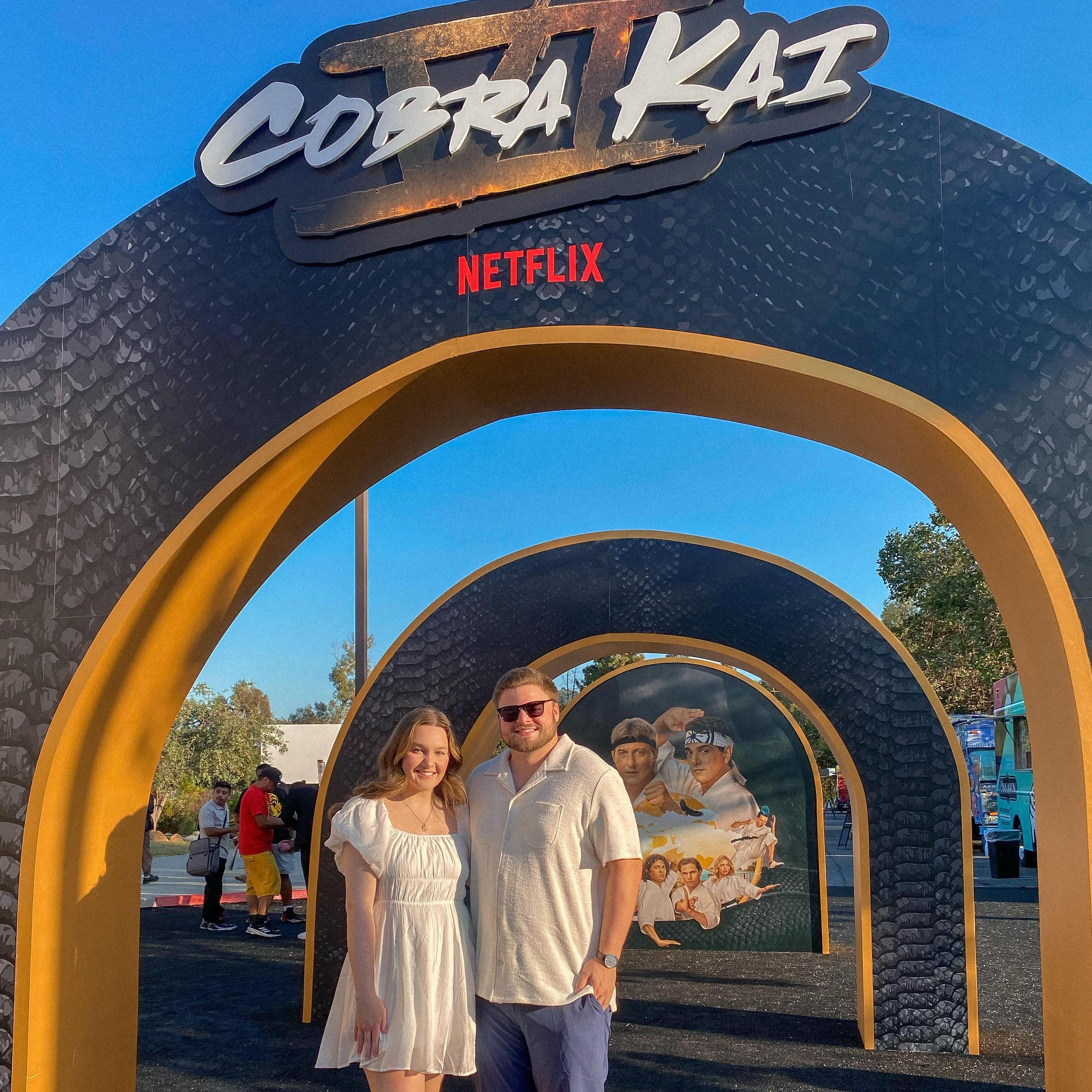 Biggest accomplishment of Chris's career - being invited to LA for a premiere