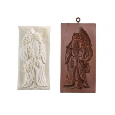 House on the Hill Victorian Santa Springerle Mold
