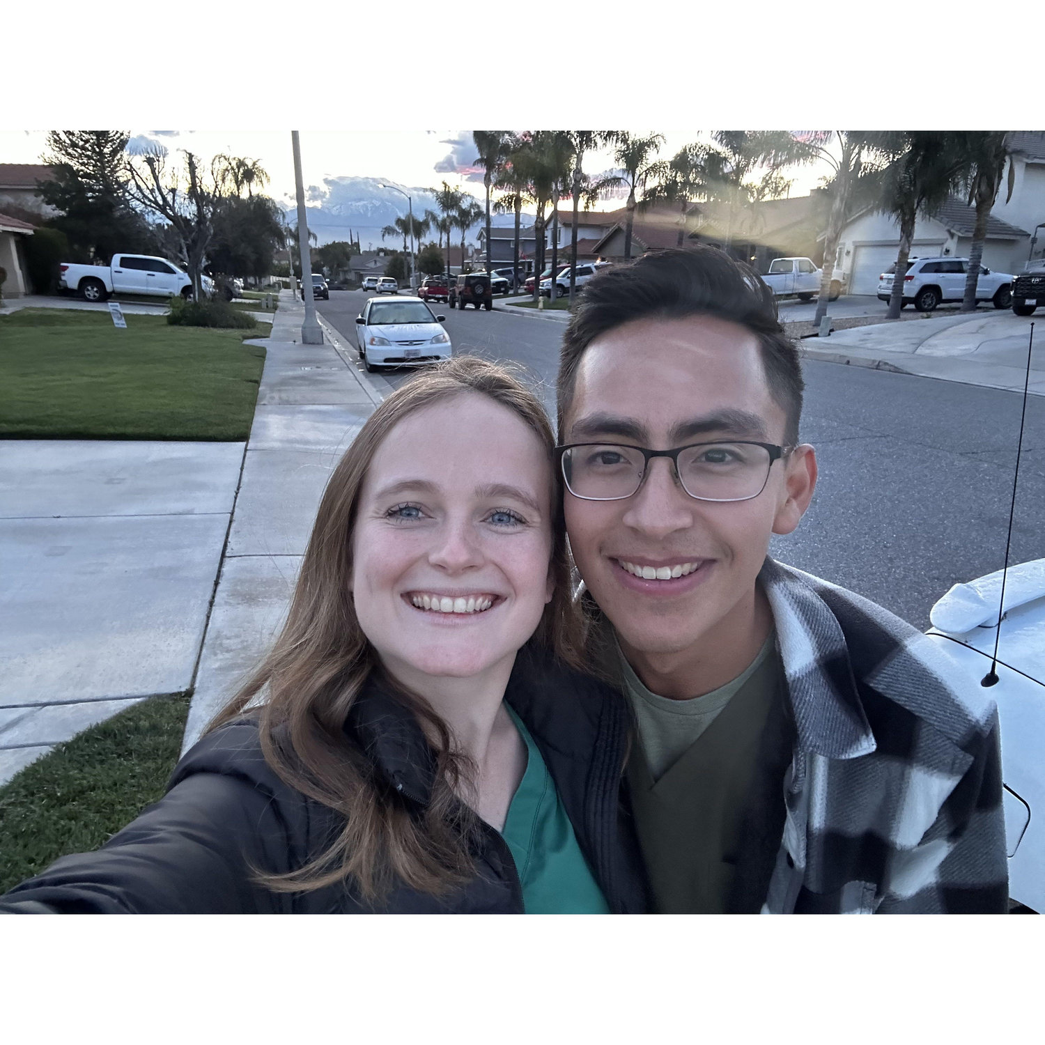 We both worked as CNAs for a while and enjoyed carpooling together whenever we could! (March 2024)