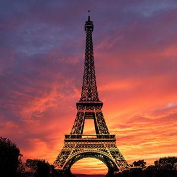 Sunset Champagne on top of the Eiffel Tower!
