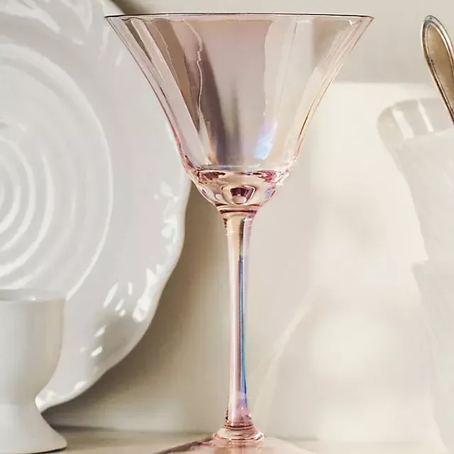 Kailani Lustered Martini Glasses, Set of 4