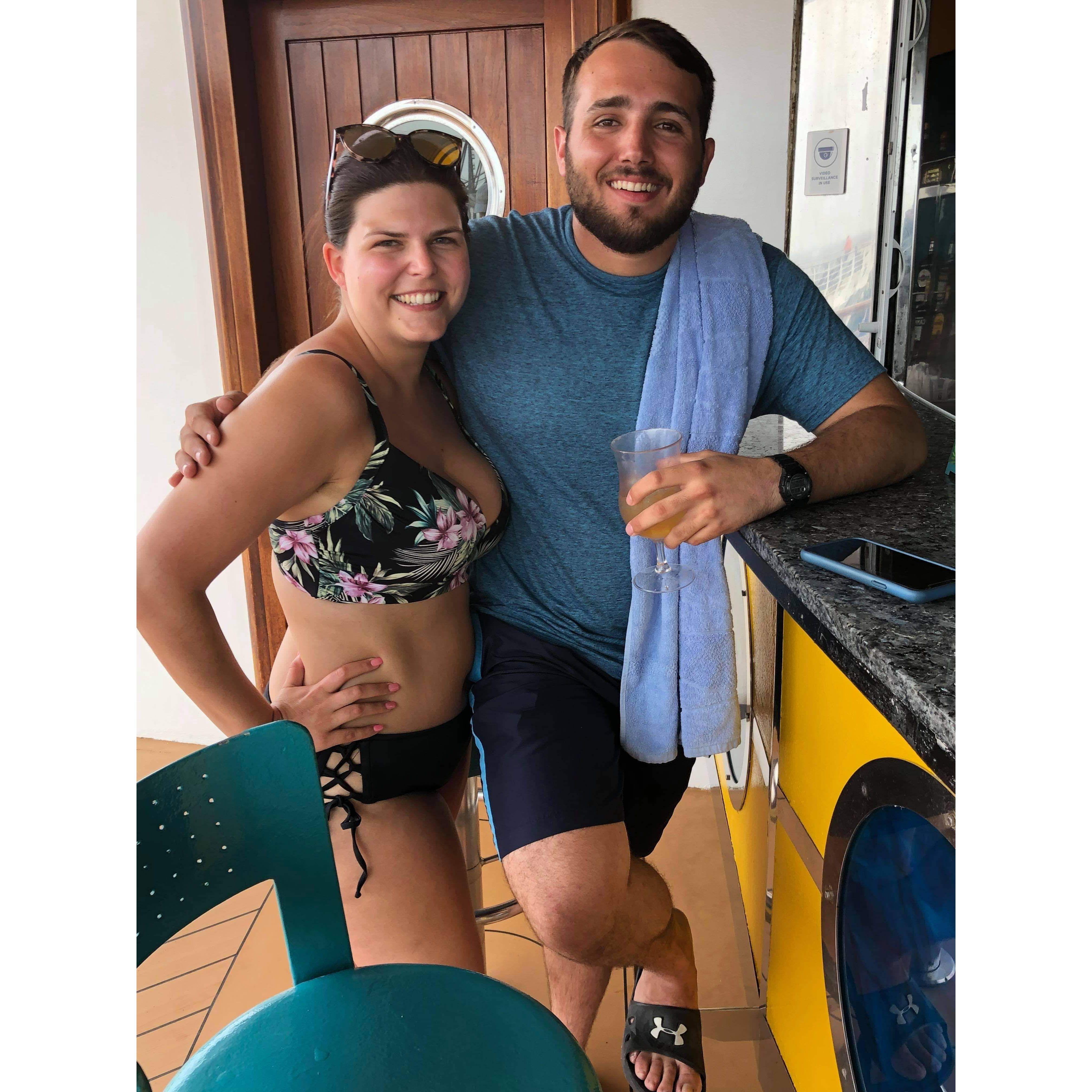 Our first photo together!