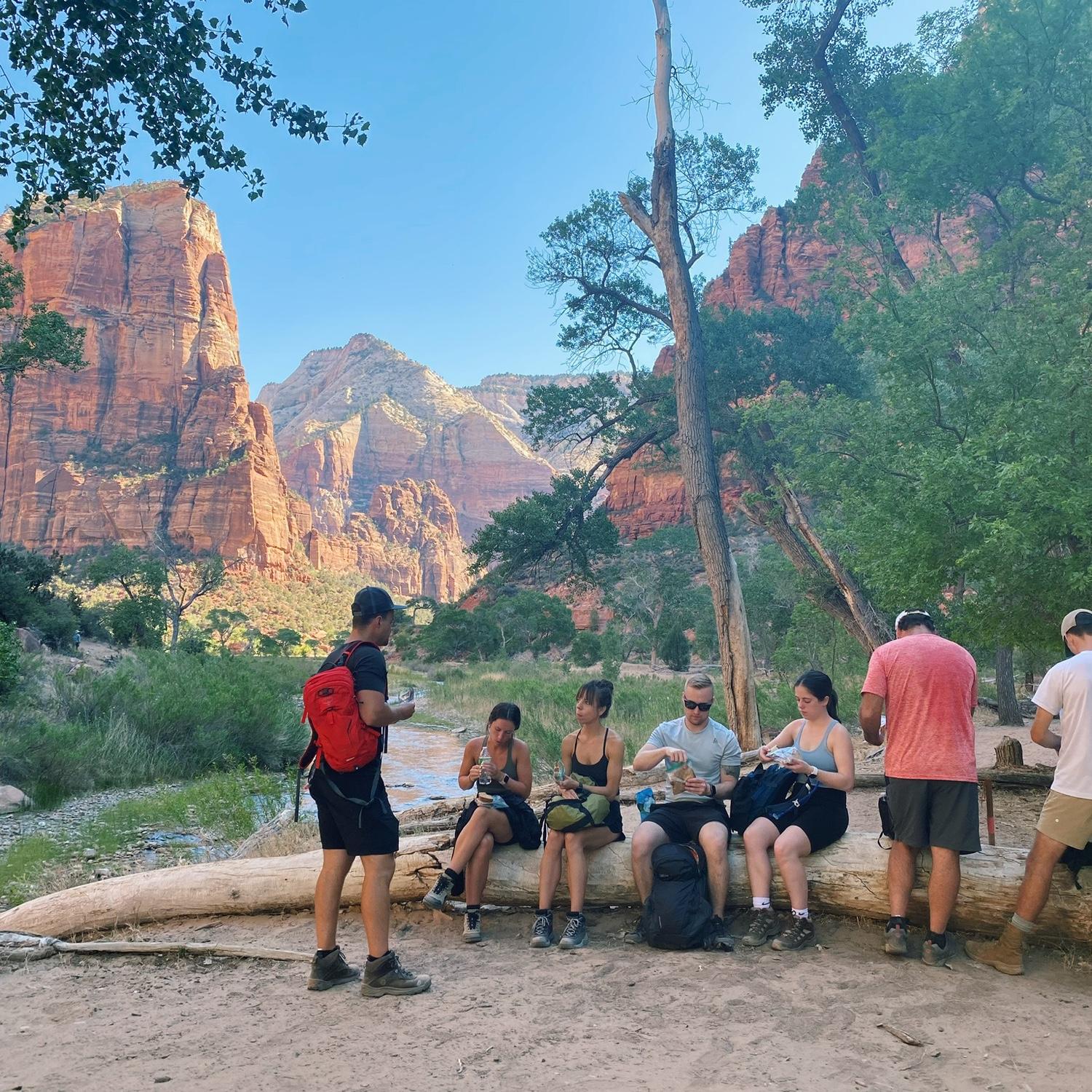 Zion National Park with the Reese family! A search and rescue mission prevented us from hiking the Narrows, but we found some great trails nearby!
